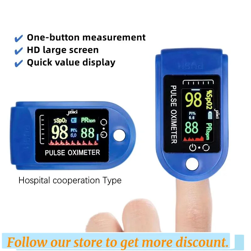 Medical Digital Finger Pulse Oximeter LED Display Clip Oximetry Heart Rate Monitor Blood Oxygen Saturation Sleeping Meter