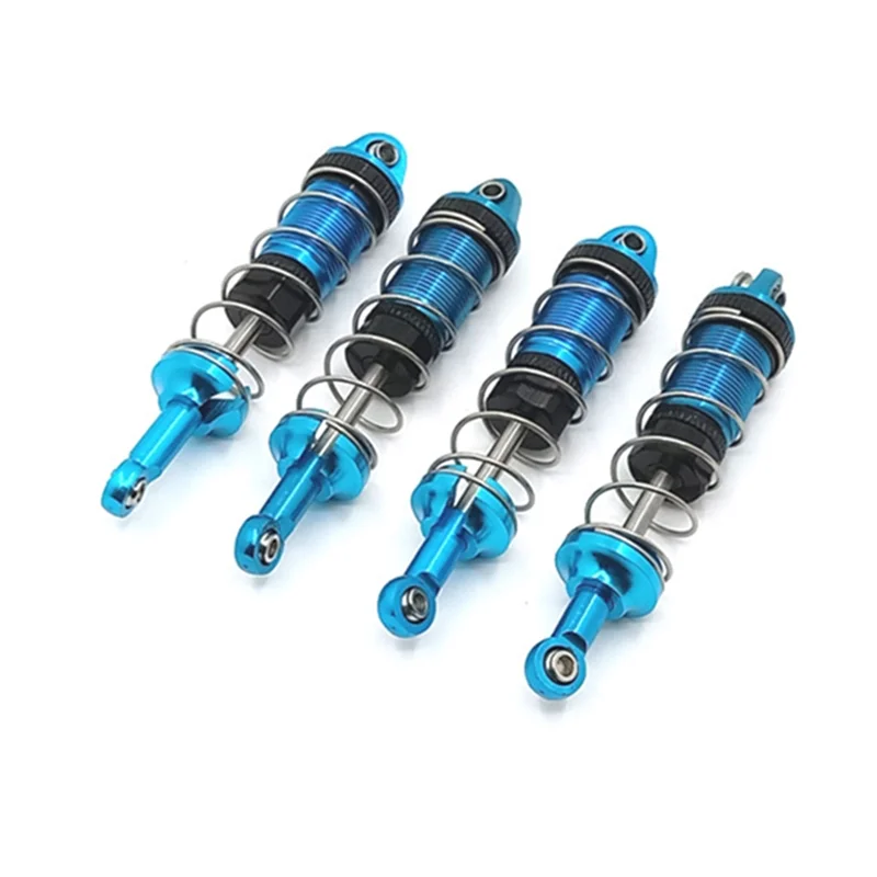 Amortiguador de aceite de metal de 4 piezas para MN128 MN86 MN86S MN86K MN86KS MN G500 1/12 RC Car Upgrade Parts Accesorios, 1