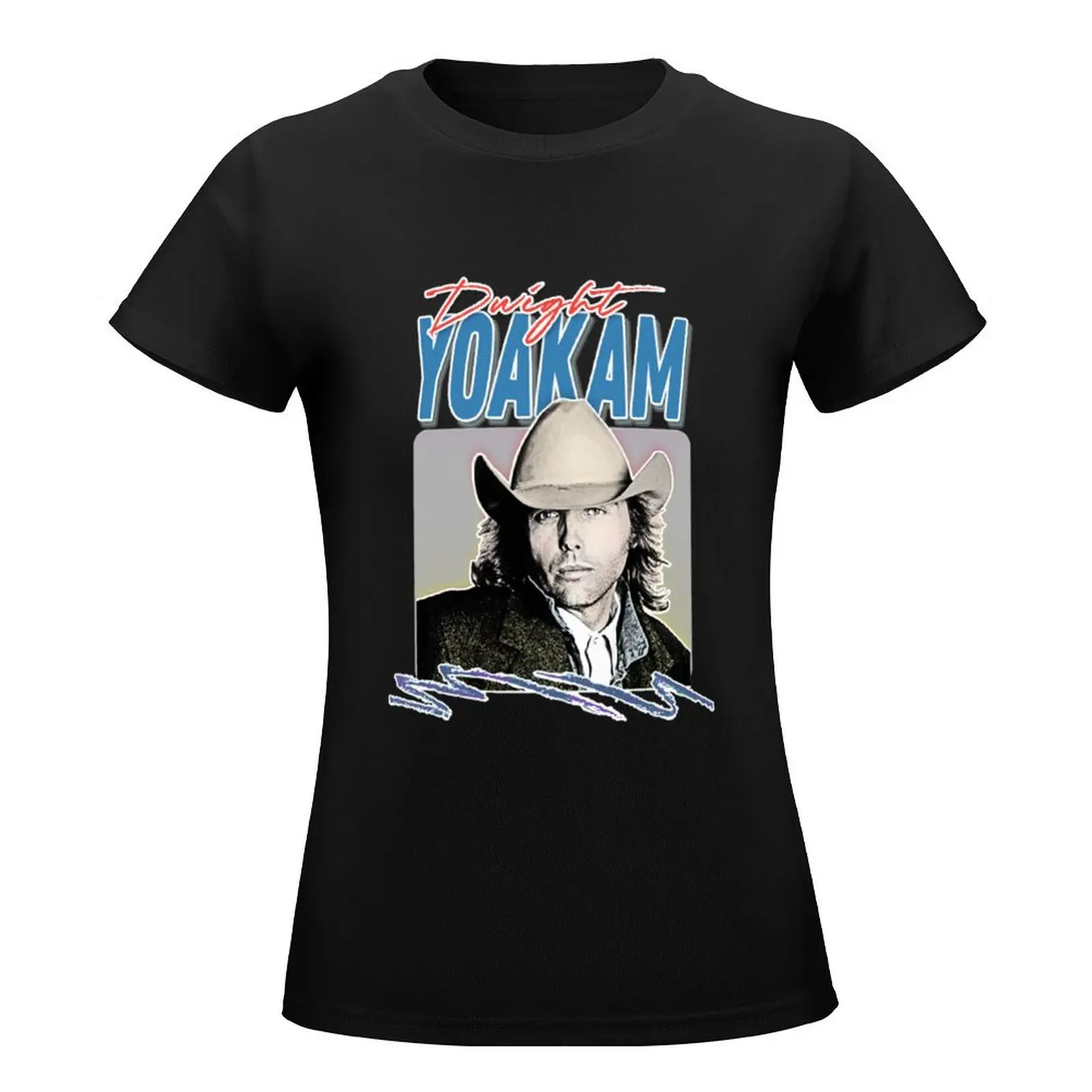 Dwight Yoakam T-Shirt lady clothes cute tops anime clothes female workout shirts for Women