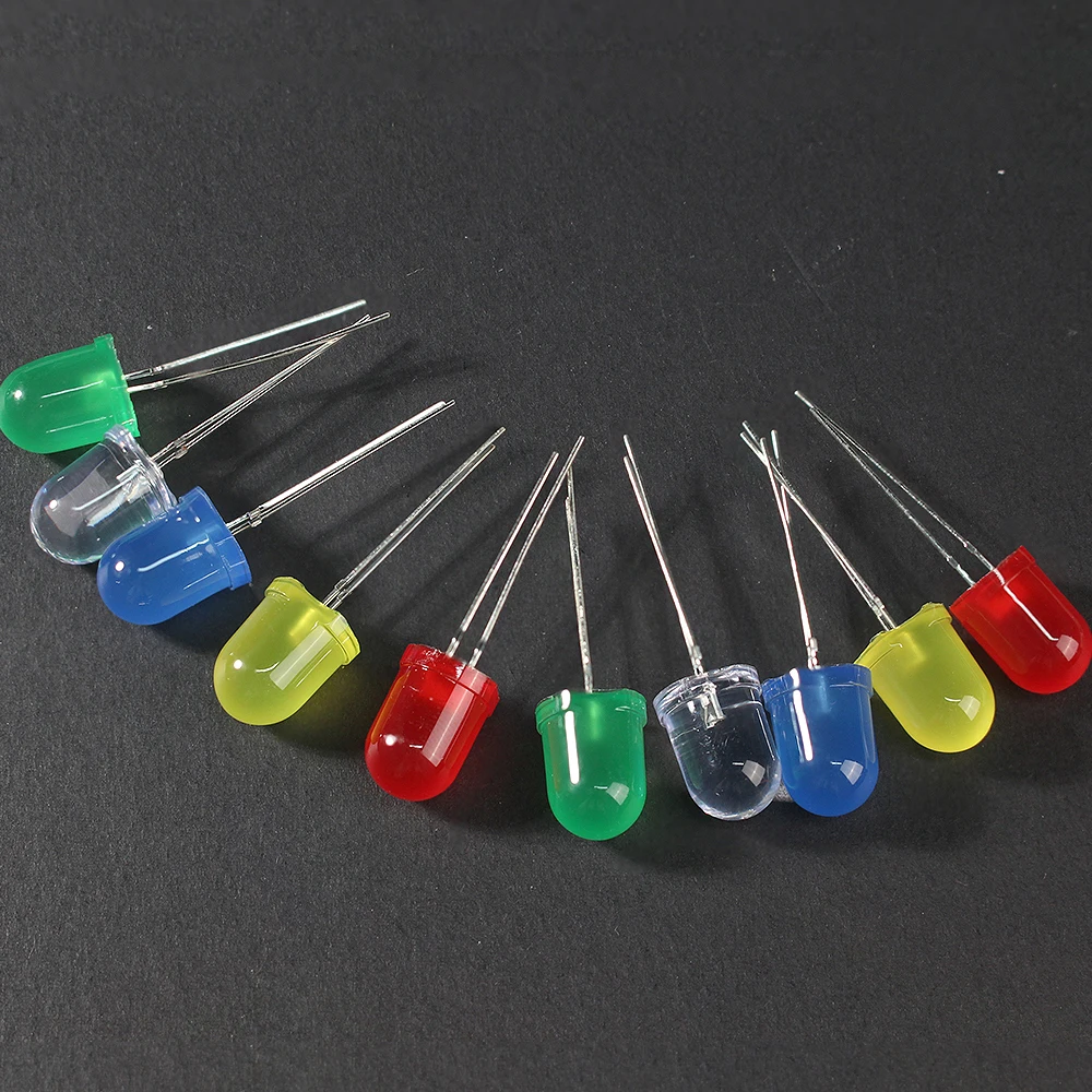 20/50PCS LED Diode 10MM Weiß Rot Gelb Blau Grün Led-leuchten Diode F10