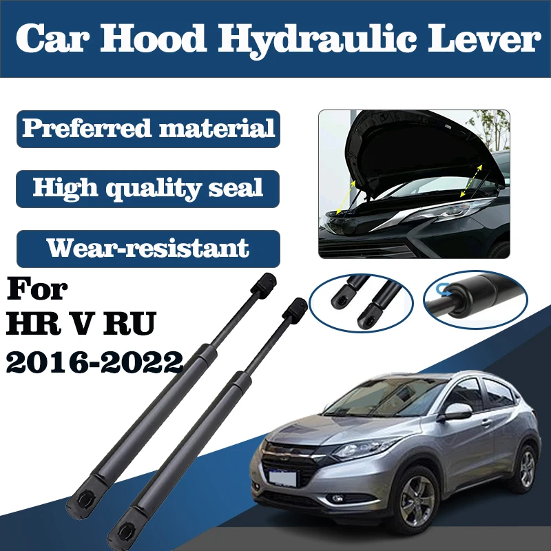 

Front Hood Hydraulic Rod For Honda Vezel HRV HR V RU 2016-2022 Strut Bars Bonnet Gas Shock Lift Struts Support Arm Accessories