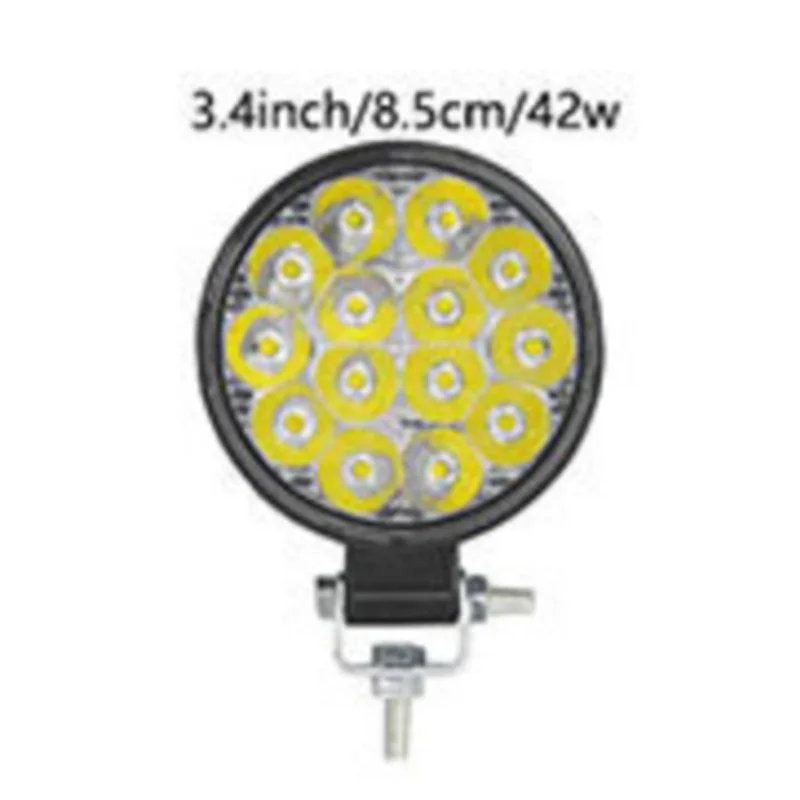 

Universal 42W 3.4 Inch Round LED For Car LED Light 2Pcs Auxiliary Lamp Head Lamp Spot Light For Car Motorbike Truck Off-Road