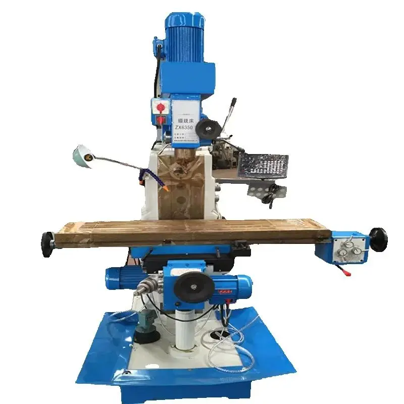 ZX6350C CNC Milling And Drilling Machine for Metalworking Desktop Mini Mill Drill Machine 220V 3KW Power 16T Gear Box