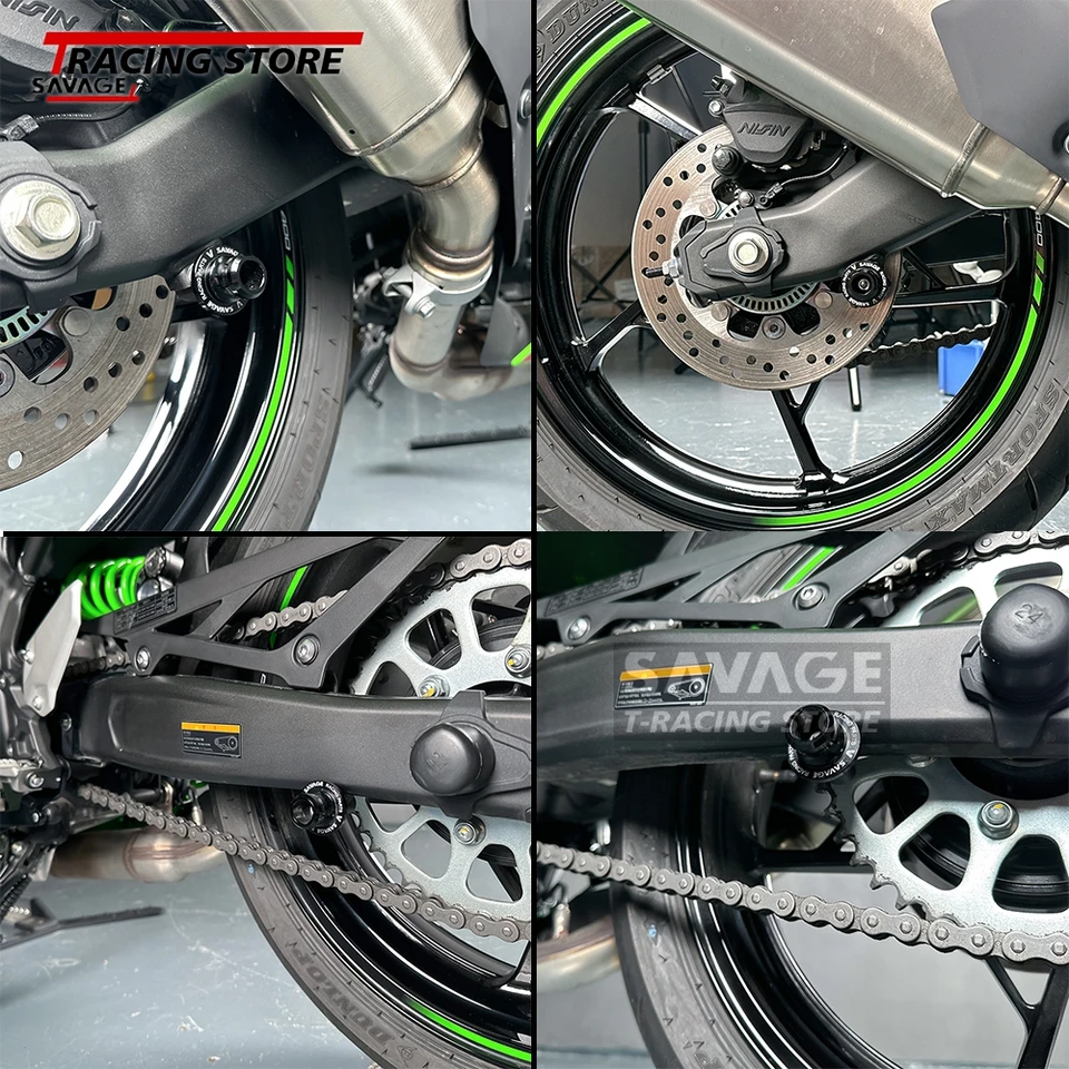 Front Wheel Fork Slider Protector For Kawasaki Ninja ZX25 ZX4 RR/R