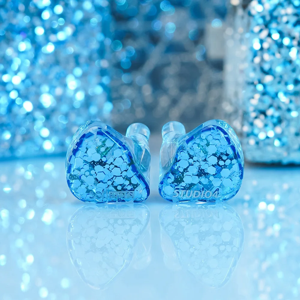 Softears Studio4 / Studio 4 Starry Version 4 BA Drivers In-Ear Monitors Earphone HiFi Stage Studio Audiophile Headphones