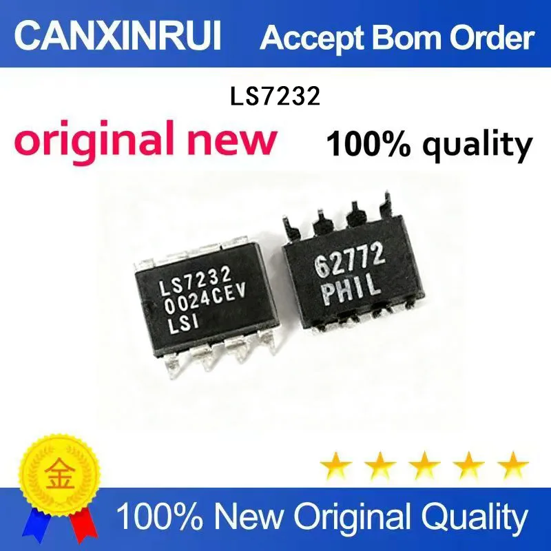 (5-100pieces)Brand new original LS7232 DIP8 dimmer control circuit, IC chip in stock, minimum order of one