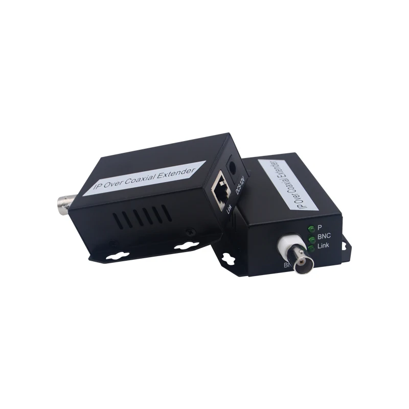 hit productEthernet to RF Signal Transmitter IP Coaxial Extender Converter 300M to 2KM Working Distance  1 2 Ports Network Repea