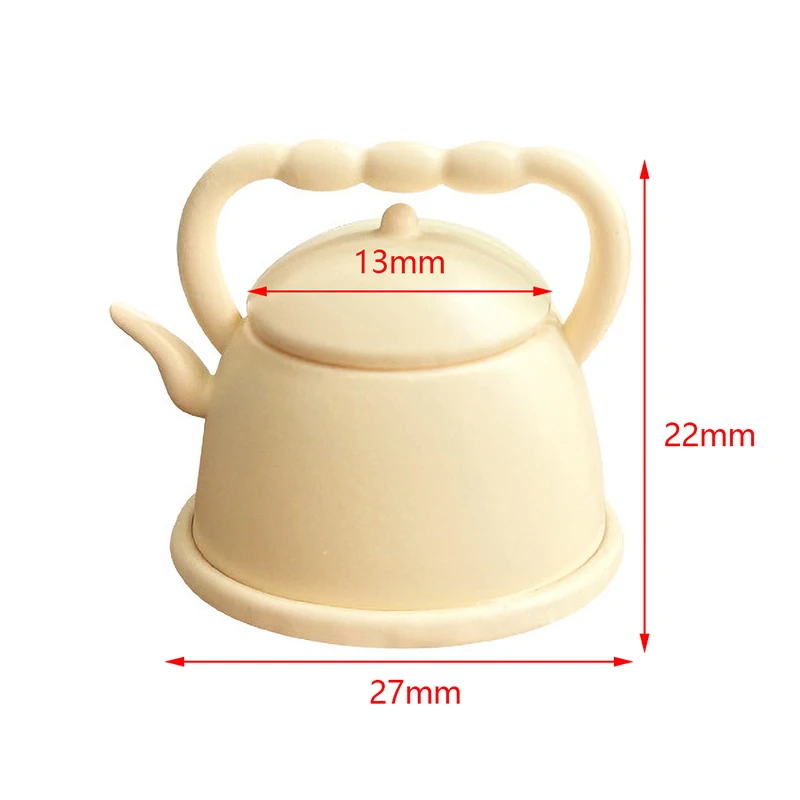 1Pc 1:12 teiera in miniatura bollitore per il tè casa delle bambole accessori per alimenti da cucina casa delle bambole mobili da cucina teiera