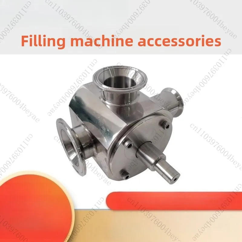Pneumatic Three-way Rotary Paste Filling Machine High Clean Valve Quick Filling Equipment