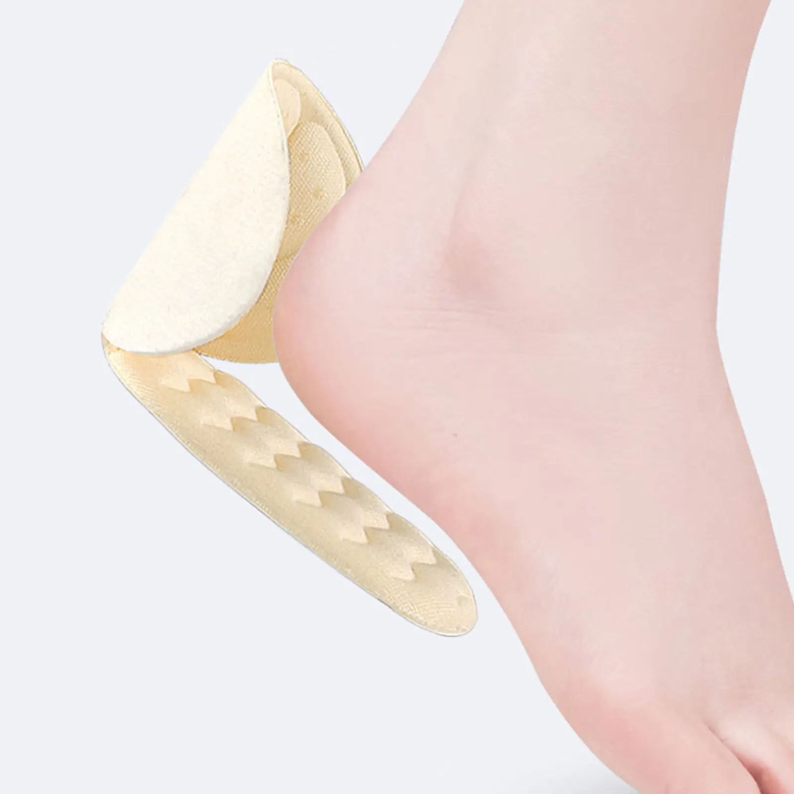 4Pairs Heel Protectors for Shoes Pain Relief Cushion Inserts Self-Adhesive Liners for Women Men High Heel Comfort Pads Outdoor