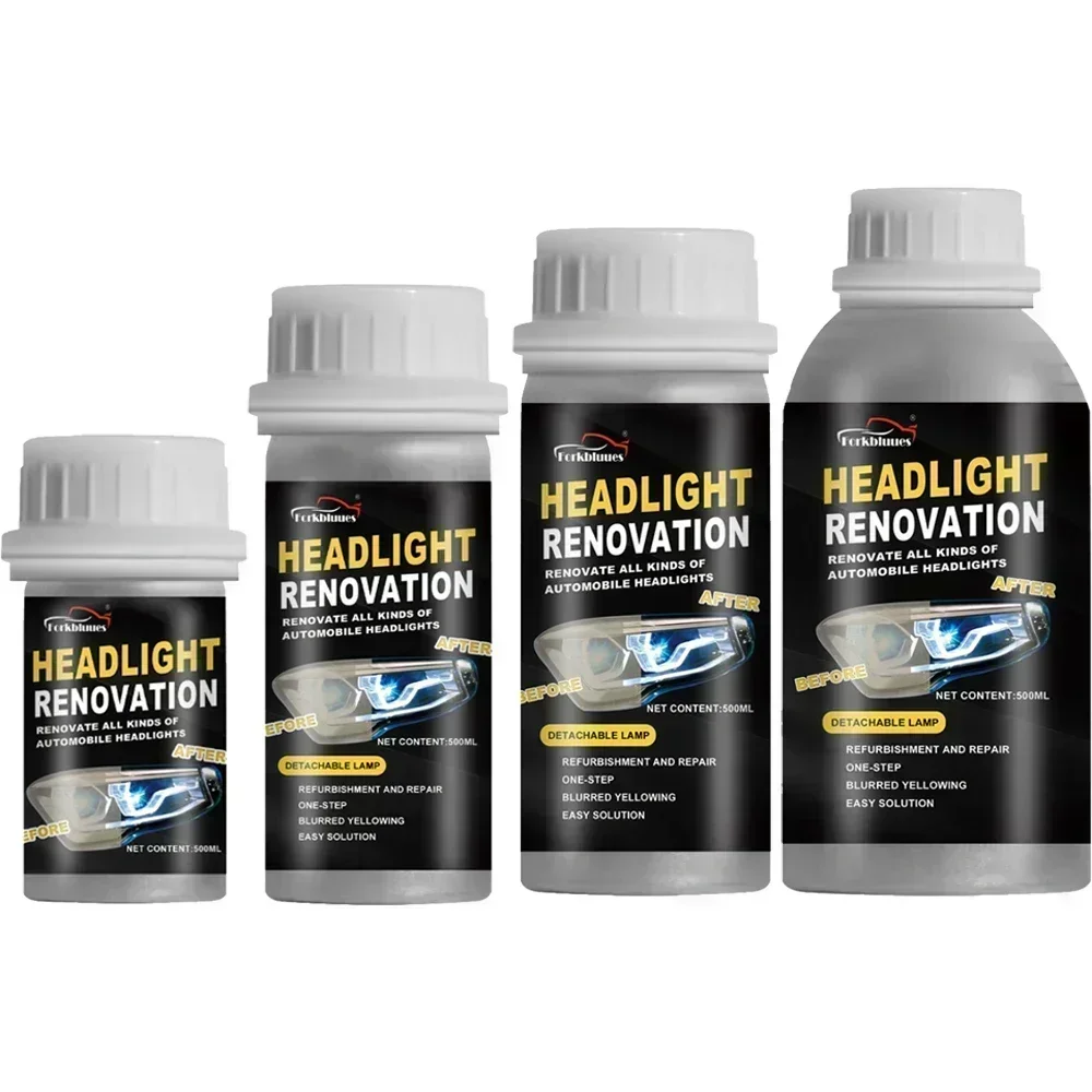 

800ml Headlights Liquid Polymer Headlight Chemical Polish Repair Fluid Refurbishment Scratch Repair Polishing Headlights Kit