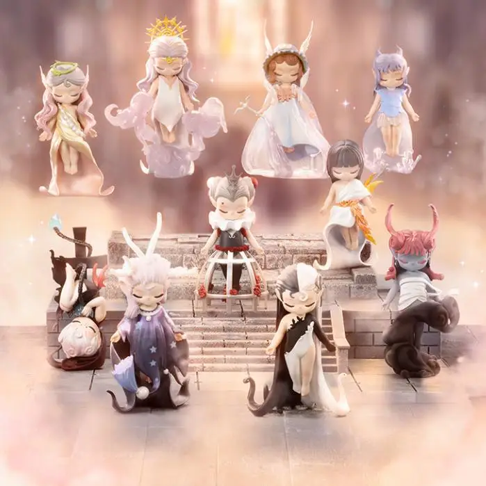 

MINISO новый подлинный секрет сна, действительно серия эльфа, слепая коробка, орнамент ручной работы, подарок, кукла, подарок