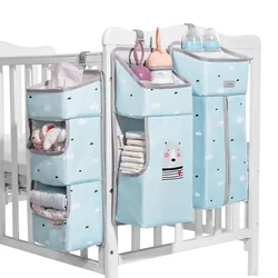 Sunveno culla Organizer per culla borsa portaoggetti appesa abbigliamento per bambini Caddy Organizer per biancheria da letto Essentials borsa per pannolini per pannolini