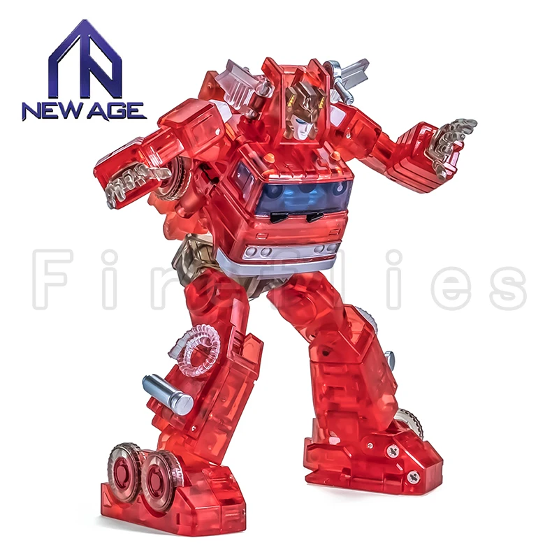 9.8ซม.NEWAGE NA Transformation หุ่นยนต์ตุ๊กตาขยับแขนขาได้ H46T Backdraft อะนิเมะรุ่นของเล่นสำหรับของขวัญ Gratis Ongkir