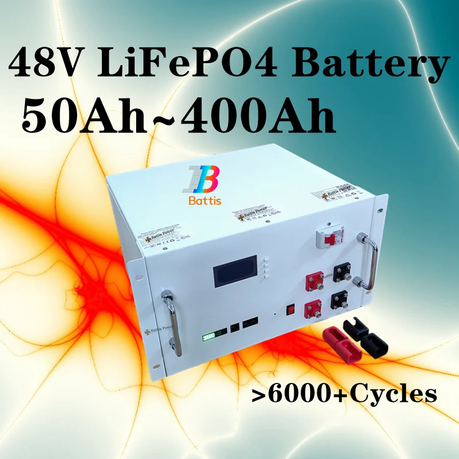 

Аккумулятор LiFePO4 Battis power 48 В 51,2 В 100 Ач~400 Ач с RS485