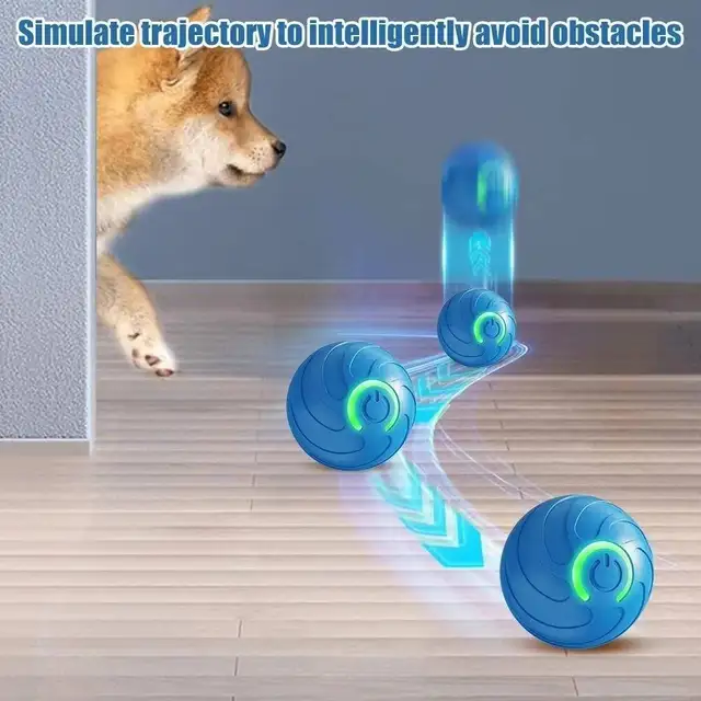 Smart Dog Toys Ball Electronic Interactive Pet Toy Moving Ball USB Automatic Moving Bouncing for Puppy Birthday gift Cat Product 2 Smart Dog Toys Ball Electronic Interactive Pet Toy Moving Ball USB Automatic Moving Bouncing for Puppy Birthday gift Cat Product 2