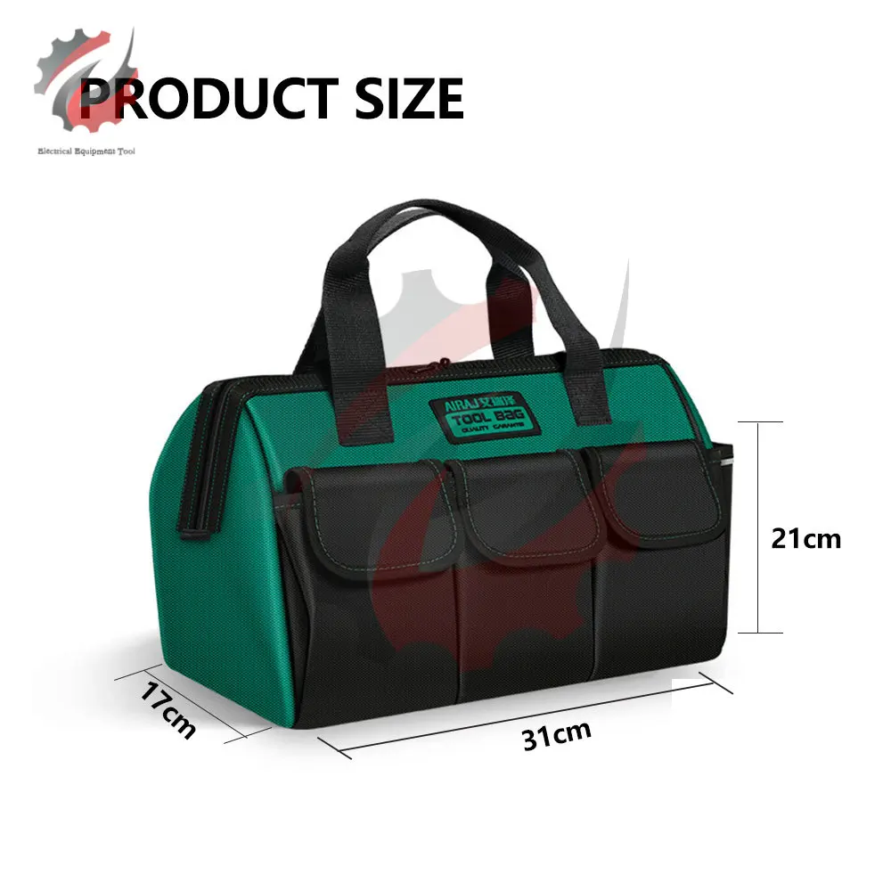 Multifunctional Tool Bag Waterproof and Durable Electrician Carpentry Tool Bag Large Maintenance Storage Bag Tools Organizer