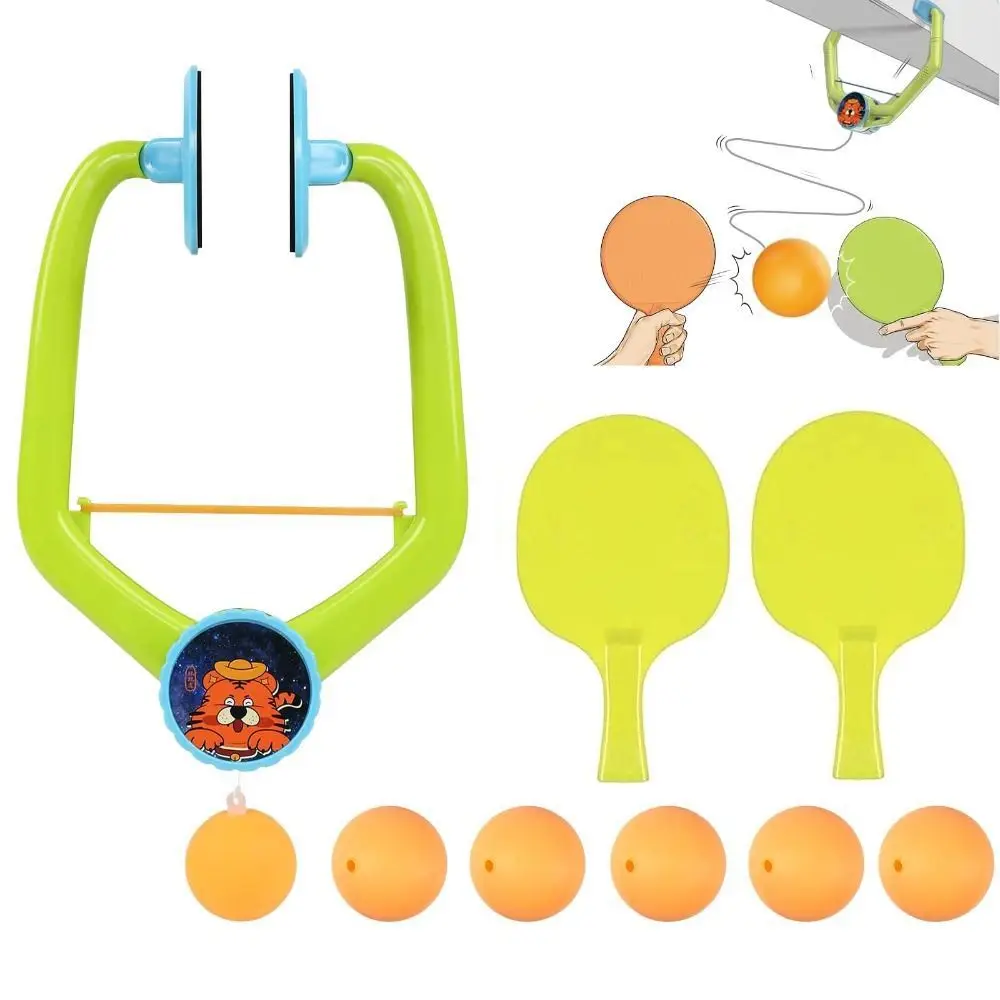 Set da gioco da ping pong con porta regolabile Coordinazione occhio-mano Migliora la concentrazione Allenatore di ping pong per bambini