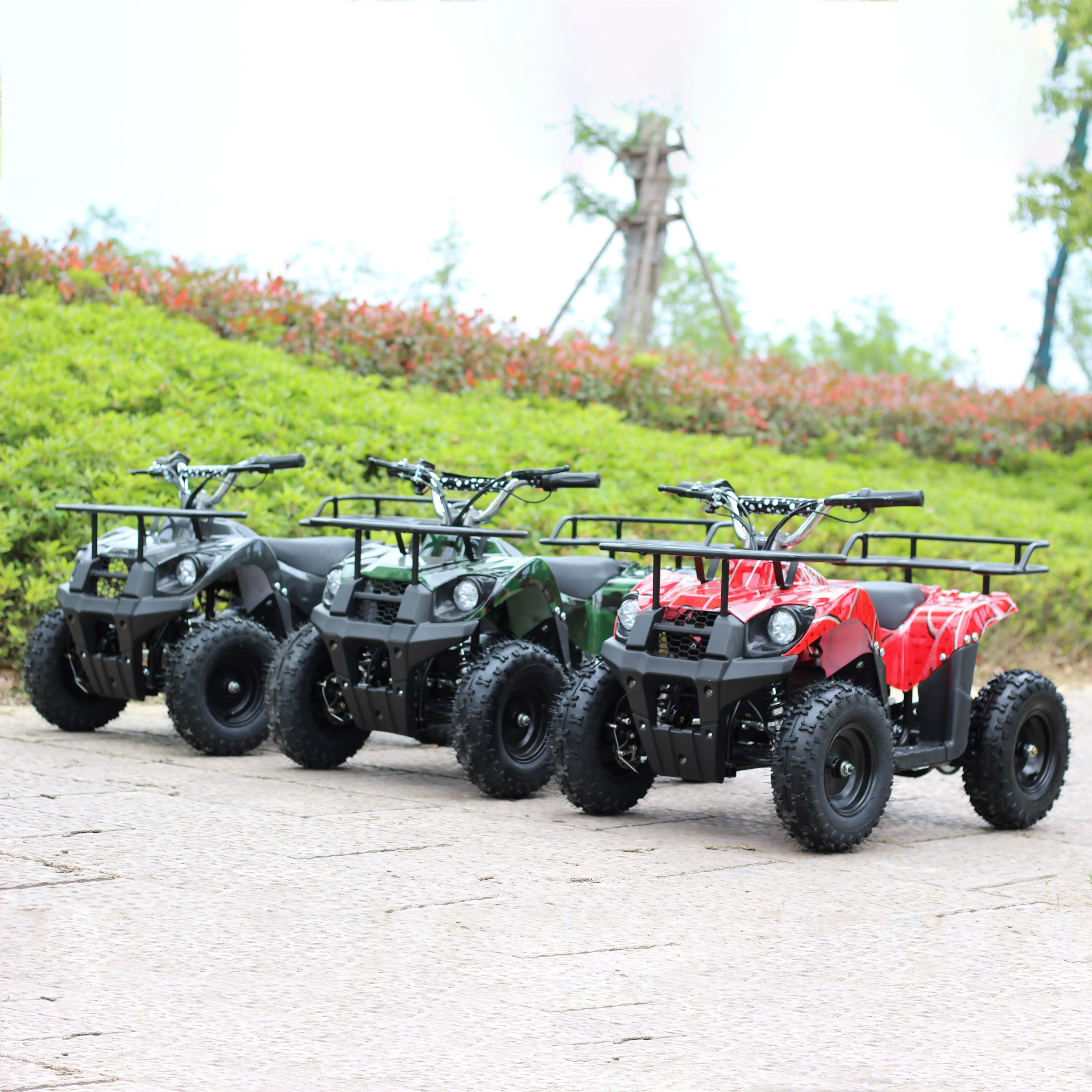 E-ATV Factory Price Kids 50cc 110cc Four Wheel Motorcycle ATV With CE For Kids