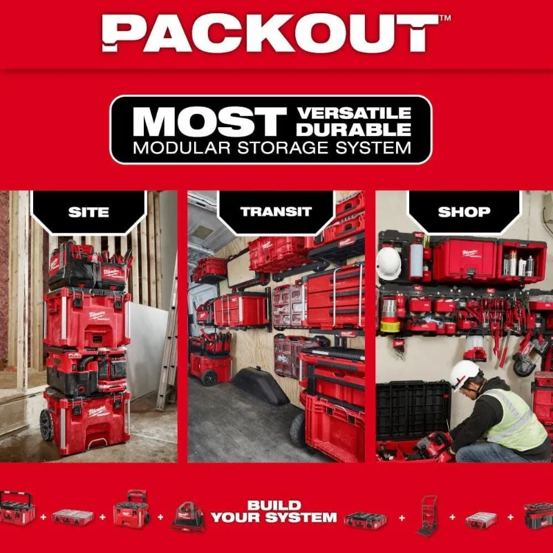 Упаковка Milwaukee 48-22-8342™Компактная Настенная Корзина Аксессуары для электроинструментов