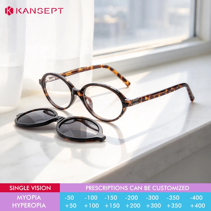 KANSEPT Women Sunglasses With Prescription Glasses Women's Reading Glasses Woman Eyeglasses Graduated Lenses to Read Eye Glass