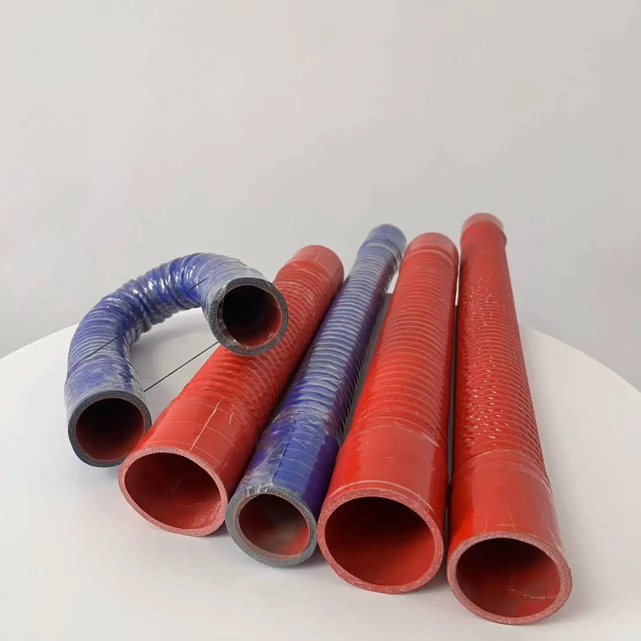 Red Blue Universal Length 40-100mm  Intercooler Silicone Tube Rubber Joiner Pipe Radiator Silicone Tube Supercharger Pipe