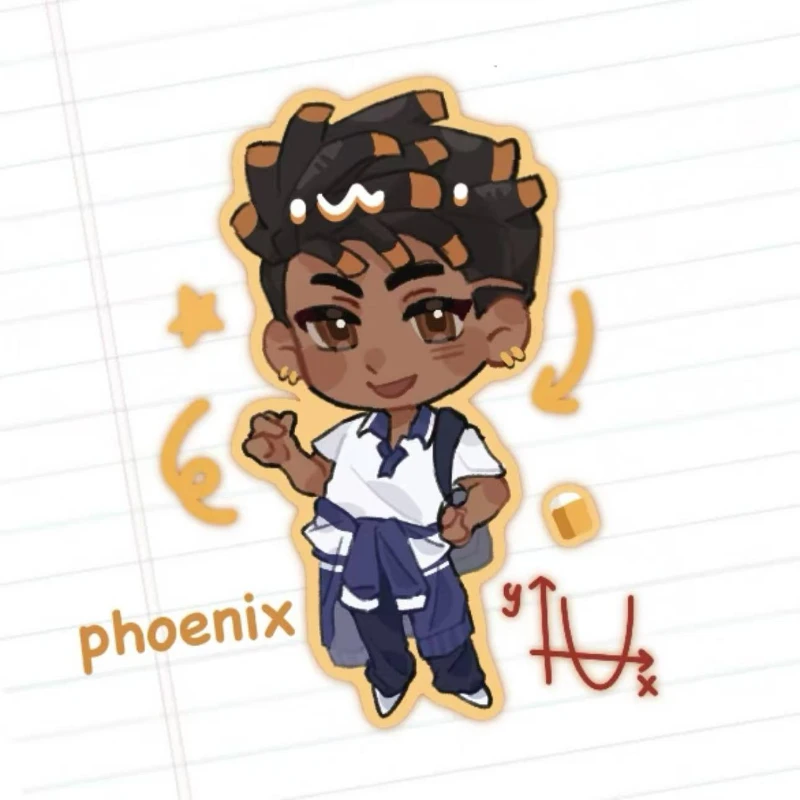 Spiel VALORANT Sage Yoru Phoenix Iso Cosplay Figur Stehen Kawaii Acryl Stehende Platte Ornament Zubehör Dekoration Requisiten