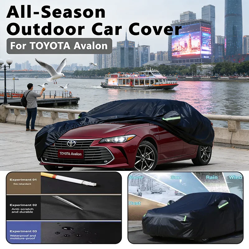 

Наружный автомобильный чехол для TOYOTA Avalon — полная защита на открытом воздухе, водонепроницаемый, пылезащитный, термостойкий