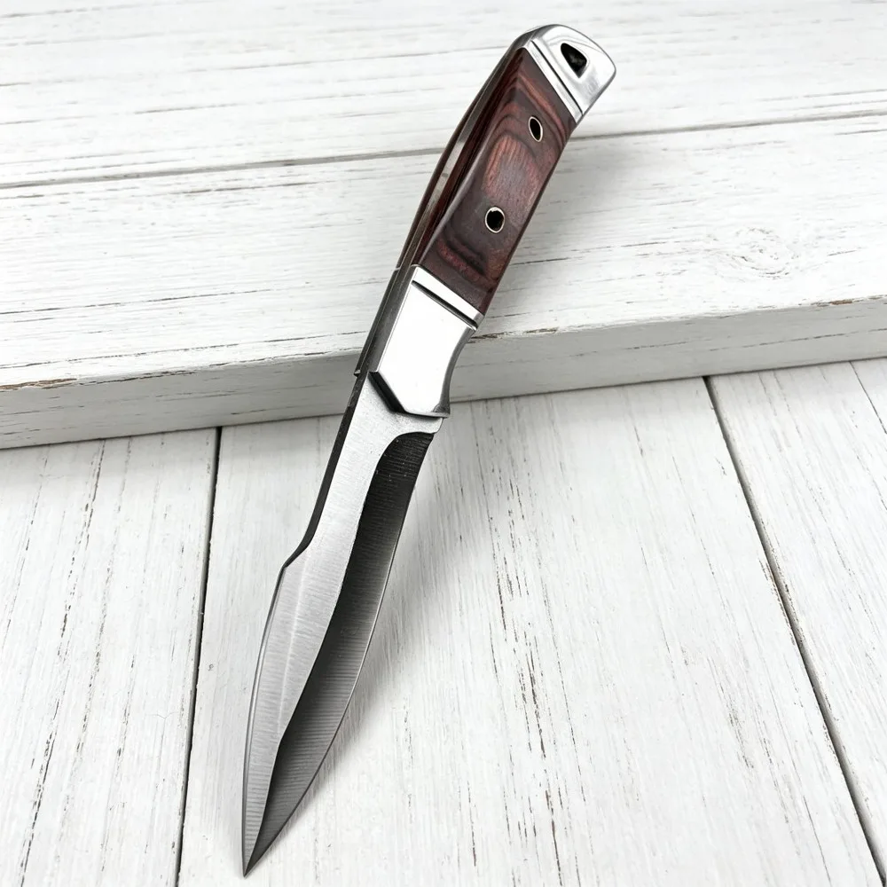 K91 Praktische Outdoor-Ausrüstung EDC Camping Wandern Angeln Mehrzweckmesser Tragbares Feststehendes Messer für den Täglichen Gebrauch – Detail 2