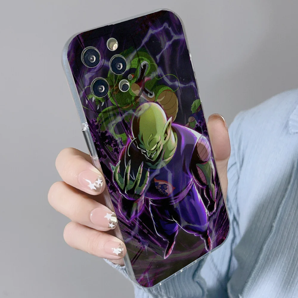 King Piccolo Dragon Ball Phone Case For IPhone 11 12 13 14 15 Plus Pro Max Anger Eyes Silicon Clear Soft Cover