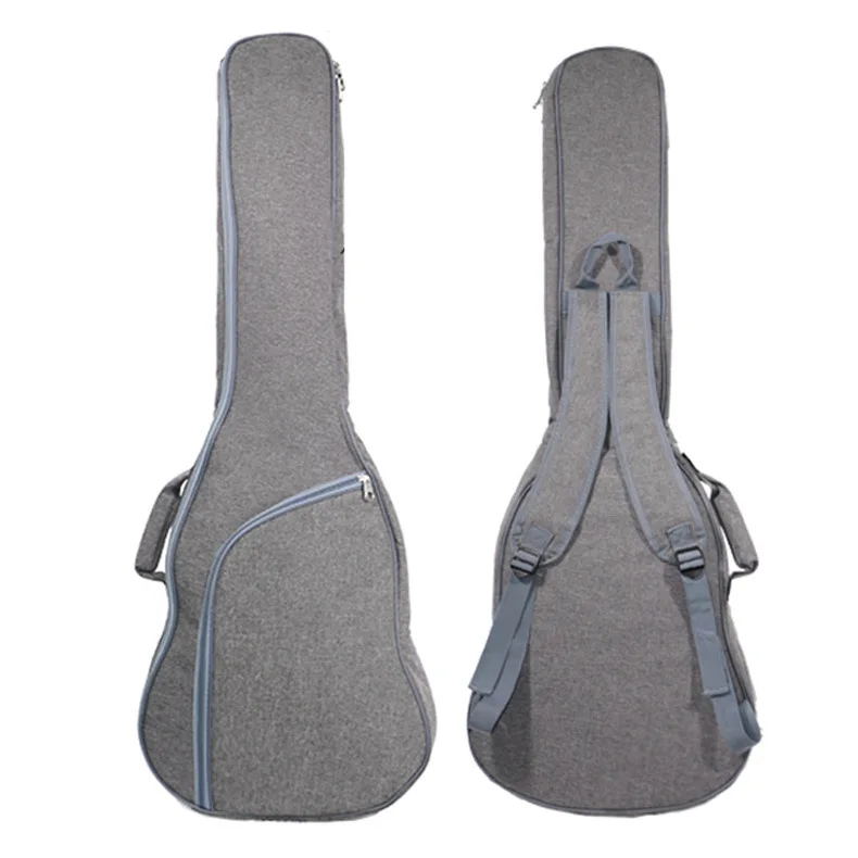 Ukulele Case Guitar Bag Acoustic Guitar Case Hard Backpack Shoulders Bass General Case Thick Velvet Fabric 일렉기타 하드케이스