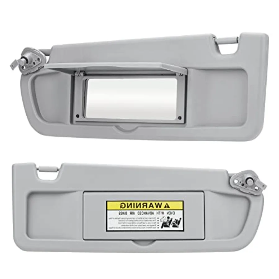 

Grey Left and Right Car Sun Visor Replacement for Honda Civic 2006 2007 2008 2009 2010 2011 EX LX Sedan SI Coupe Replaces # ‎83