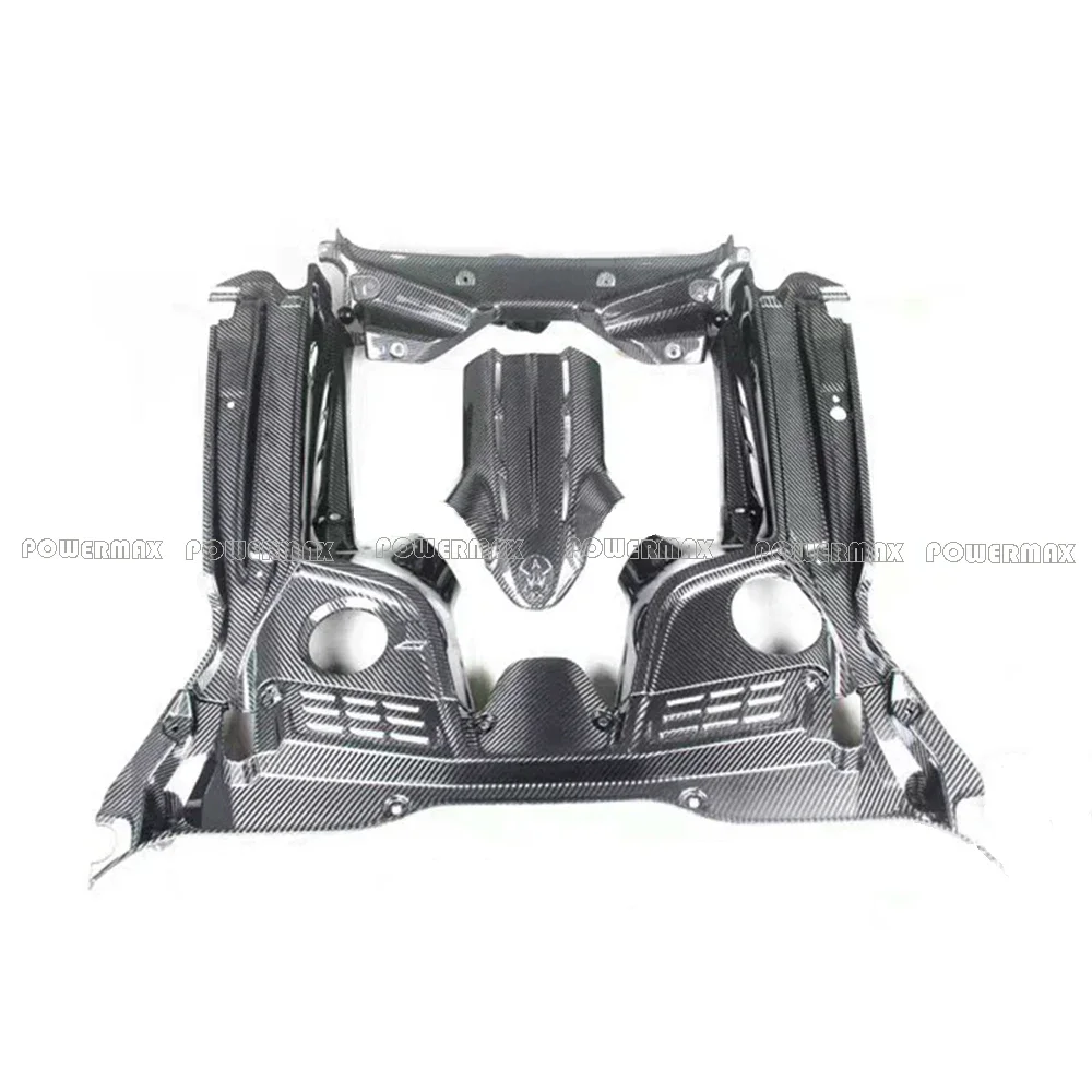 

High Quality Dry Carbon Fiber Engine Compartment Panel Engine Bay Cover Trims Replacement for Maserati MC20