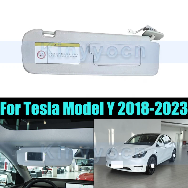 

Солнцезащитный козырек для Tesla Model Y 2018-2023, солнцезащитный козырек с зеркалом, солнцезащитный козырек, солнцезащитный козырек