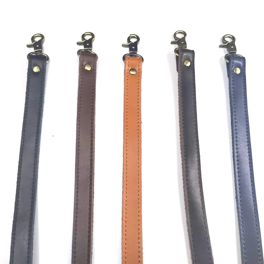 5PCS Ready Stock Genuine Leather Thick Canvas Bag Shoulder Strap Luggage Accessories