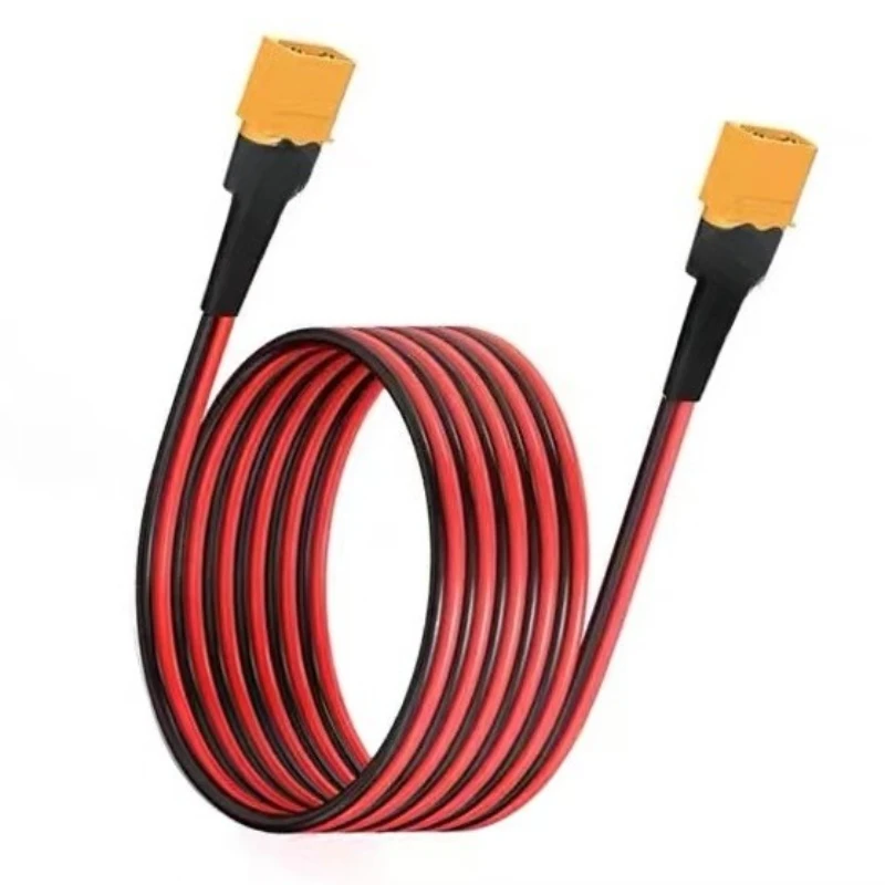 Upgraded 12AWG 2m/5FT for XT60 Male to Female Cable for ALLPOWERS R600 R1500 R2000 Ecoflow River/Delta Anker Solar Generators.
