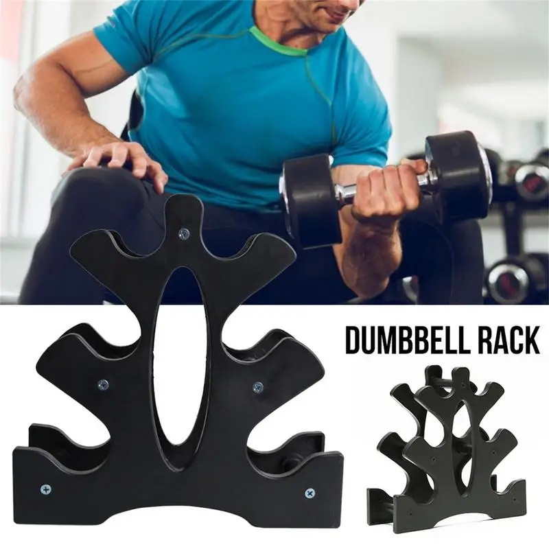 Dumbbell Weight Rack 25kg Load Bearing Exercise Equipment Storage Rack With 3 Tires Portable Dumbbell Rack Weight Organizers For