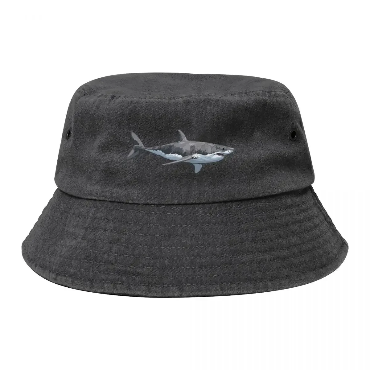 Great White Shark Bucket Hat Anime Designer Hat Luxury Cap custom Hat Women's Golf Clothing Men's