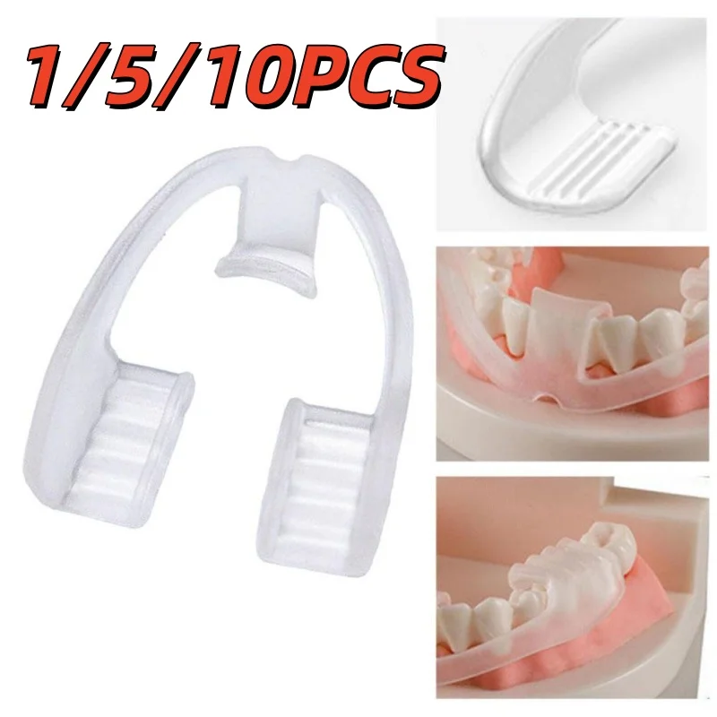 1/5/10PCS Anti Grinding Mouth Guard for Sleep Bruxism Splint Night Dental Braces Teeth Clenching Alignment Trainer Protector Too