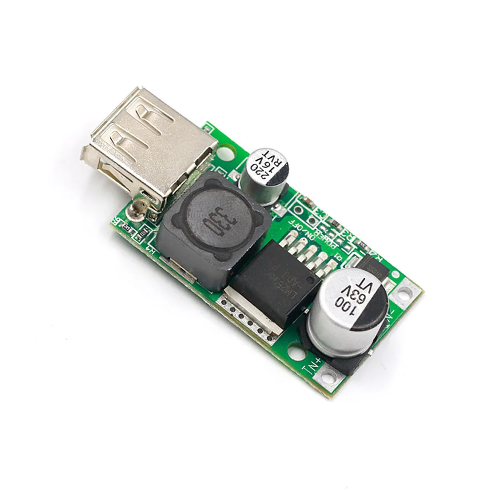 

5V DC-DC Step Down Converter Module DC 7-56V to 5V 3A USB Chargering Board 15W Step Down Buck Power Supply Module