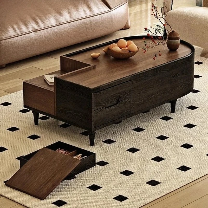 Coffee Table Decoration Wood Modern Designer Living Room Side Table