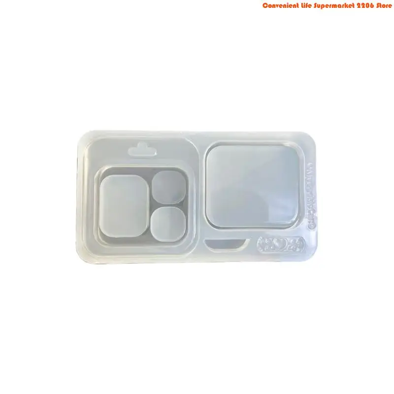 E06E Silicone Mould With Three Holes For Safe Crafting Of Decorative Small Boxes Heat Resistant Materials