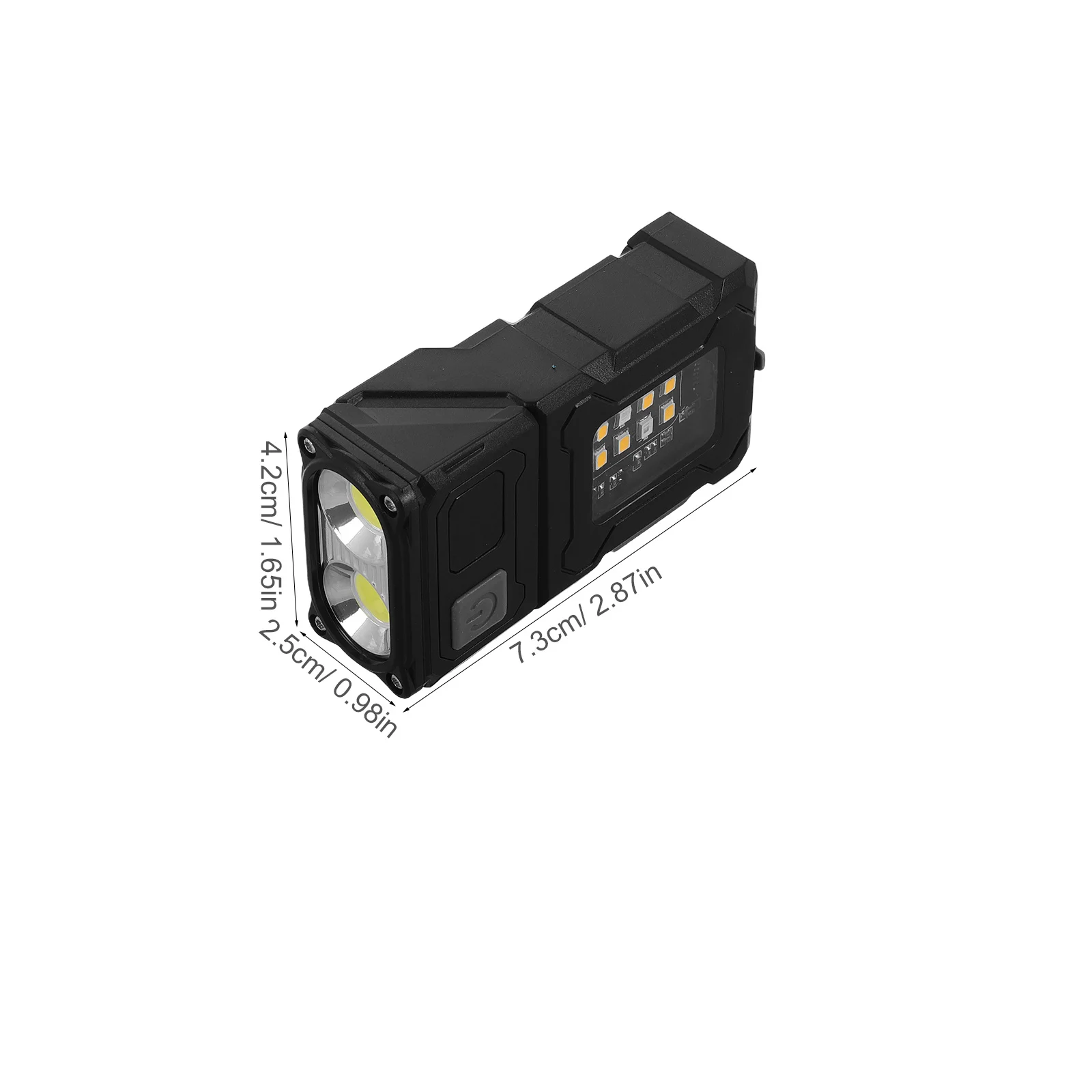 USB قابلة للشحن مصباح ليد جيب المحمولة كليب على قبعة ضوء صغير للتخييم المشي لمسافات طويلة في حالات الطوارئ السفر Cob ضوء العمل