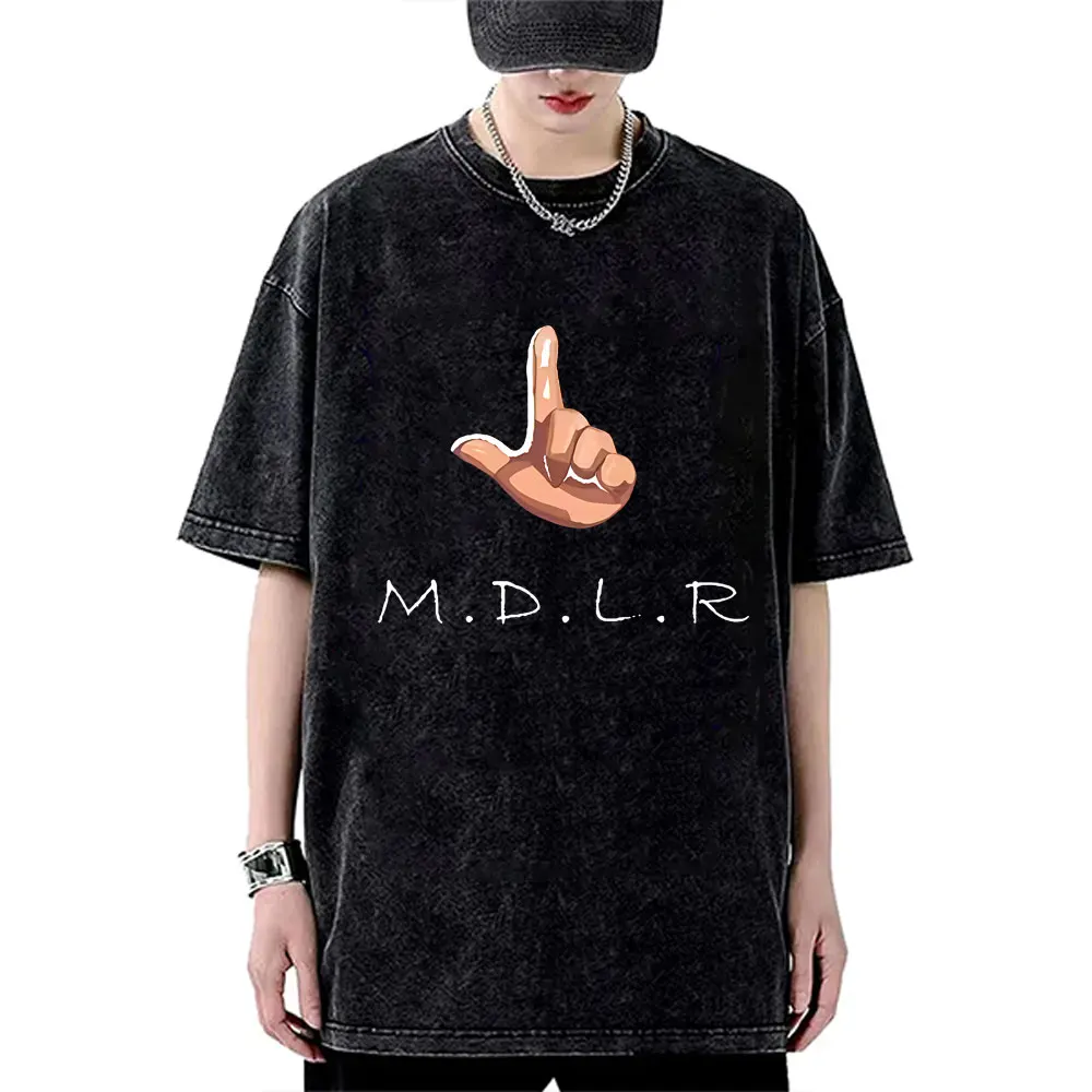 

Washed Vintage Rapper Morad MDLR Music Album Merch T-shirt Men Women Casual Cotton T Shirt Hip Hop Fashion Oversized T-shirts