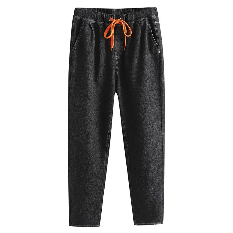 Immagine 3: Jeans casual con cerniera, modello skinny, vita media, lunghezza completa, leggermente elasticizzati, spessore standard, stile streetwear hip hop, jeans da donna