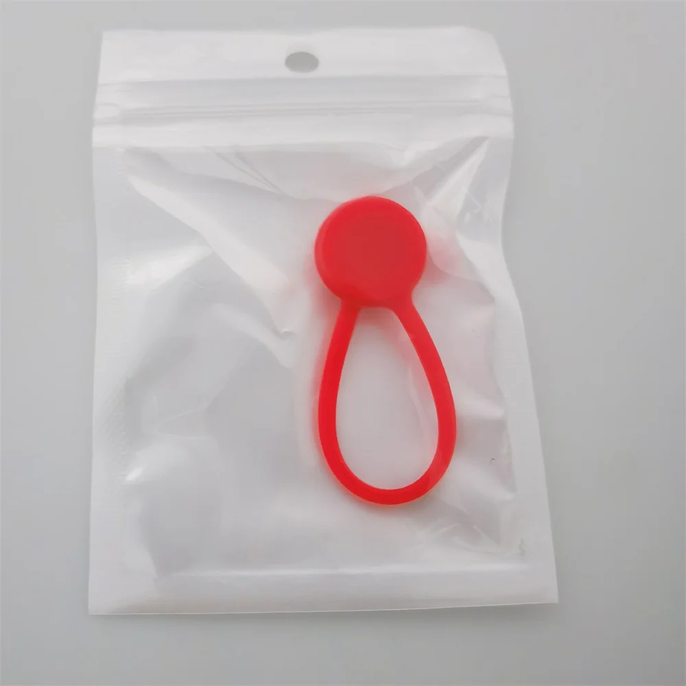 Support de câble en silicone de qualité alimentaire, facile à utiliser, haute qualité, durable et durable, 11x1.8cm