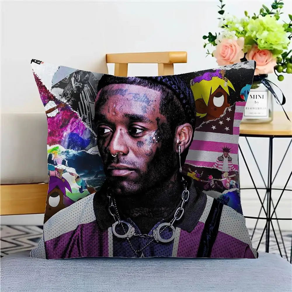مغني الراب ليل عوزي فيرت ألبوم الموسيقى غطاء الوسادة البوليستر وسائد أريكة وسائد رمي الزخرفية ديكور المنزل غطاء وسادة