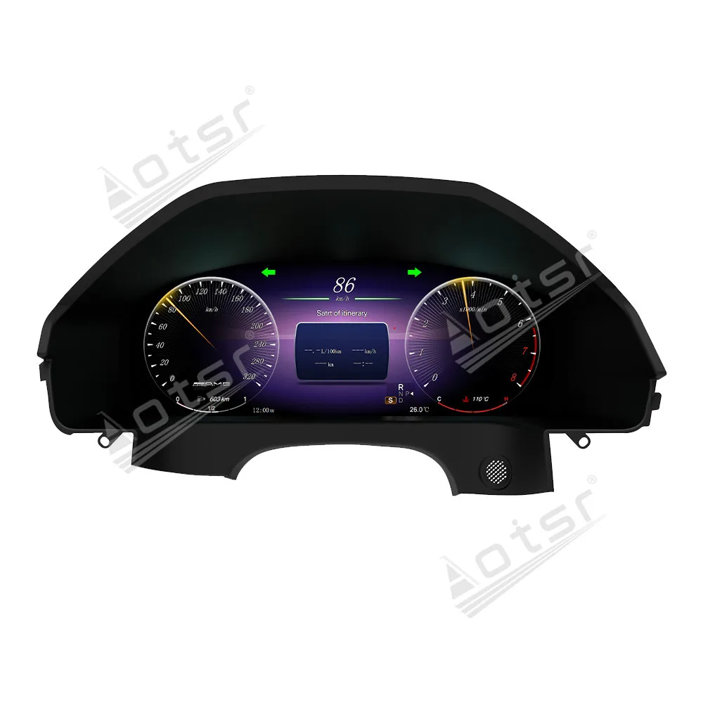 For Mercedes Benz E Class W212 2011 2012 2013 2014 2015 Speed Meter LCD Cluster Instrument Panel Multimedia Player Dashboard