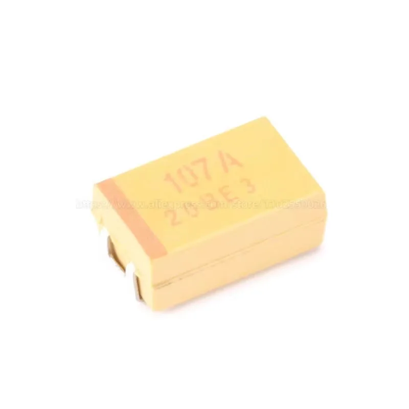 10PCS 100UF 107 107K 6.3V 10V 16V 20V B C D 3528 6032 7343 10% SMD 107J 107A 107C 107D Tantalum Capacitor