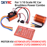 SKYRC LEOPARD 9T 4370KV 10T 3930KV 12T 3300KV 13T 3000KV Brushless Motor w/60A ESC Program Card Power System for 1/10 RC Car